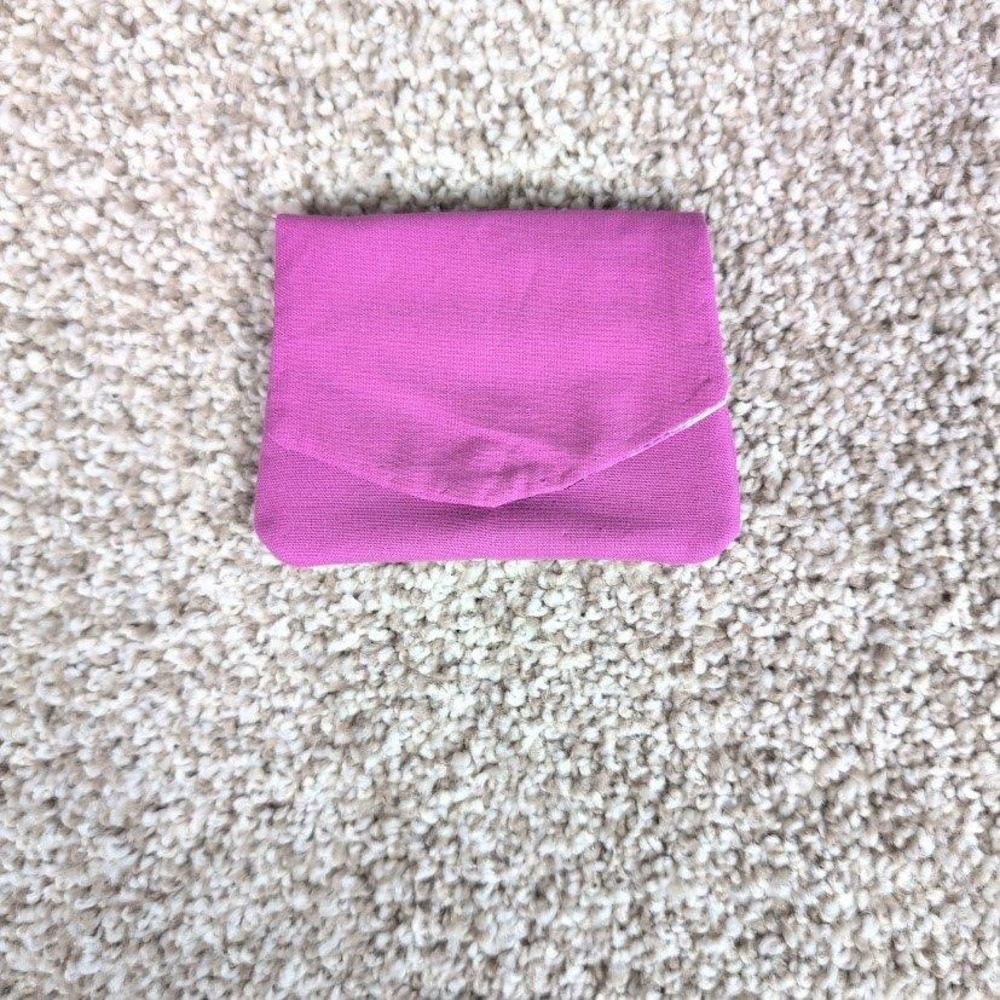 Pocket Wallet Purple‎ Camo Card Holder Small Clutch Mini Wallet Hand Crafted